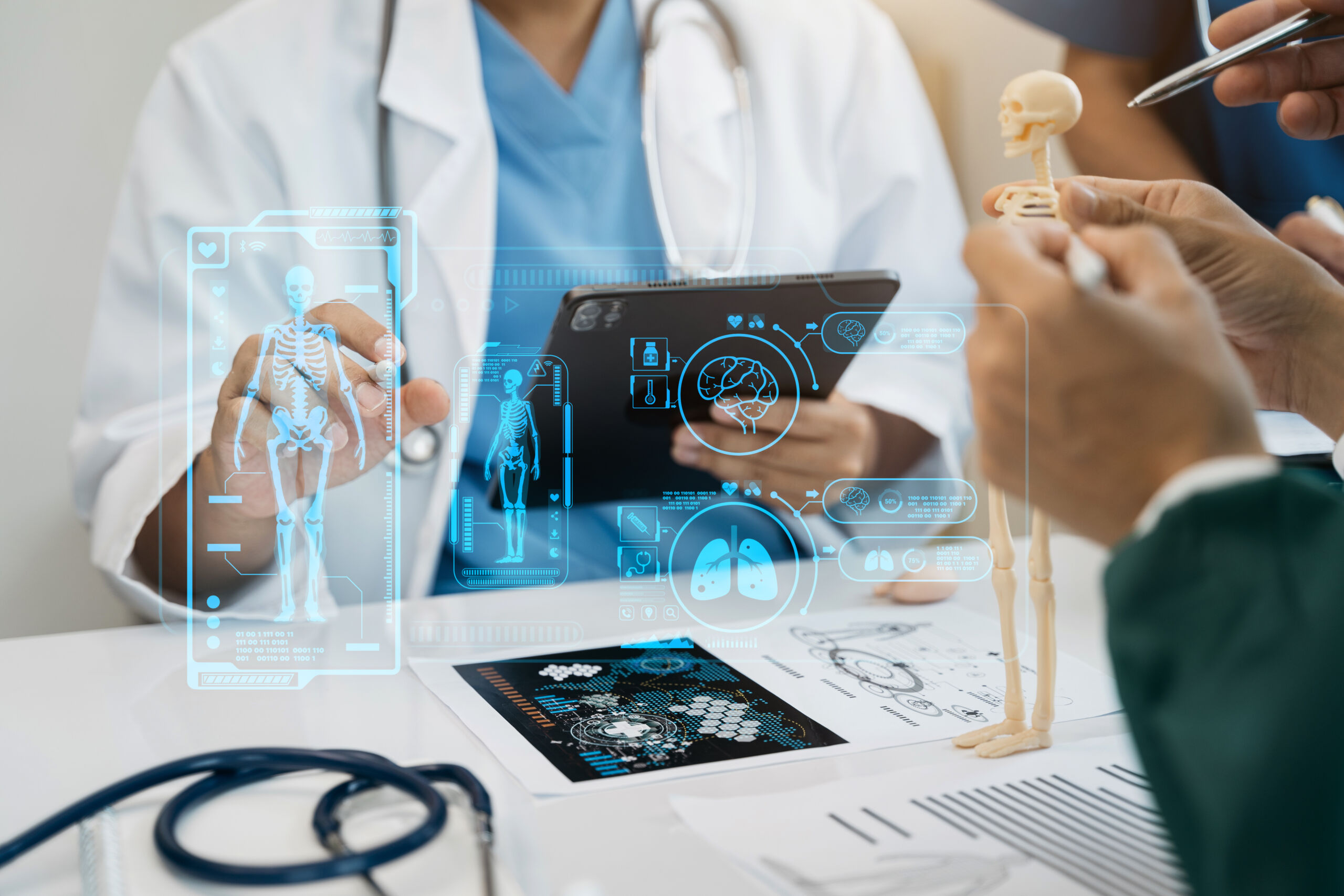 AI-powered healthcare outsourcing improving medical services
