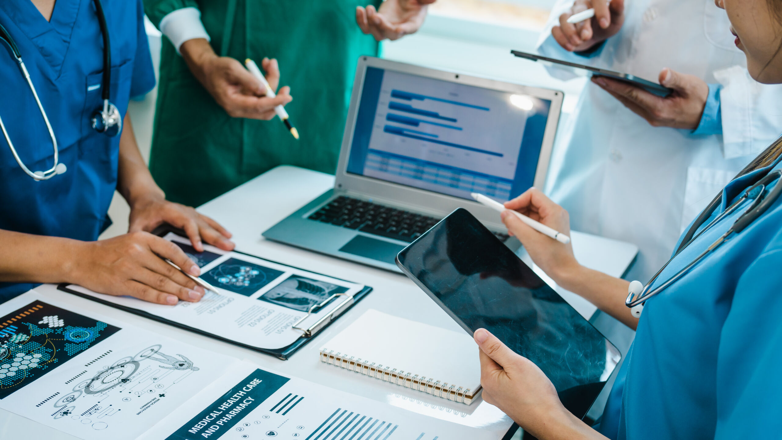 healthcare business process outsourcing team improving operations